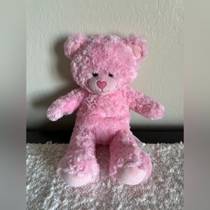 Build-A-Bear Pink Heart Nose Teddy NWOT